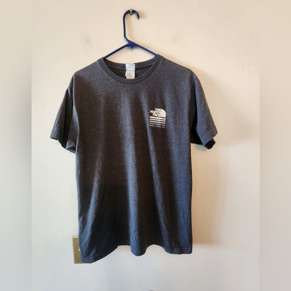 North Face double sided t shirt size mens medium grey - Picture 1 of 5